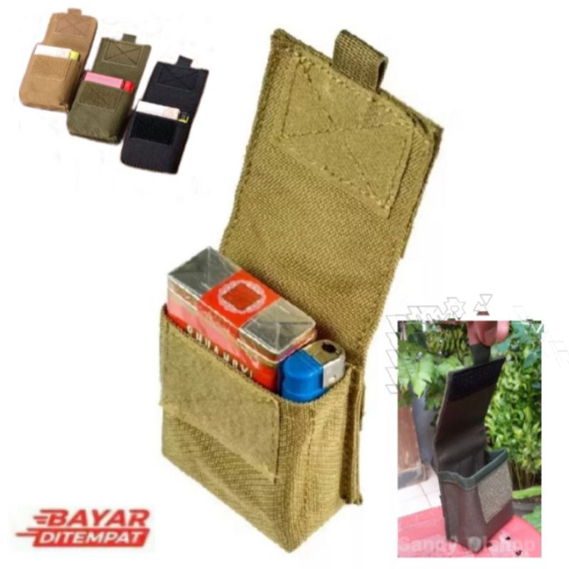 TAS SMOKE//POUCH TACTICAL//TAS KOREK//TAS PINGGANG MULTIFUNGSI