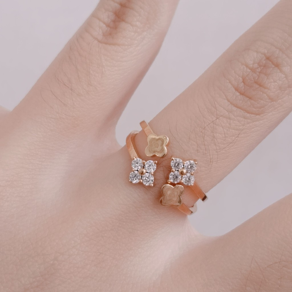 CINCIN FASHION MODEL BUNGA 4 EMAS ASLI