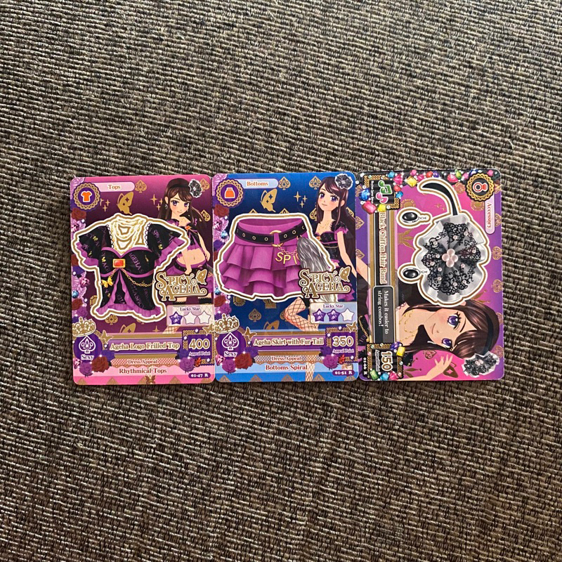 Kartu Aikatsu Rare Ran Ageha Logo Coord S1V1 Murah Asli Original Official