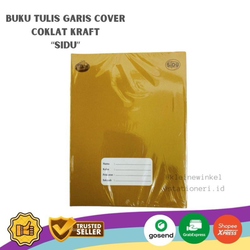 

Buku Tulis SIDU Kraft Sampul Cokelat | Cover Cokelat