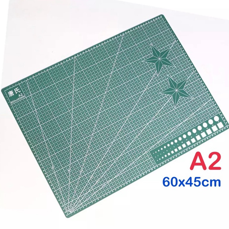 

A2 PVC Cutting Mat Cutting Pad Board Double sided DIY Tool Cutting Board Papan Potong Kulit e D8G4