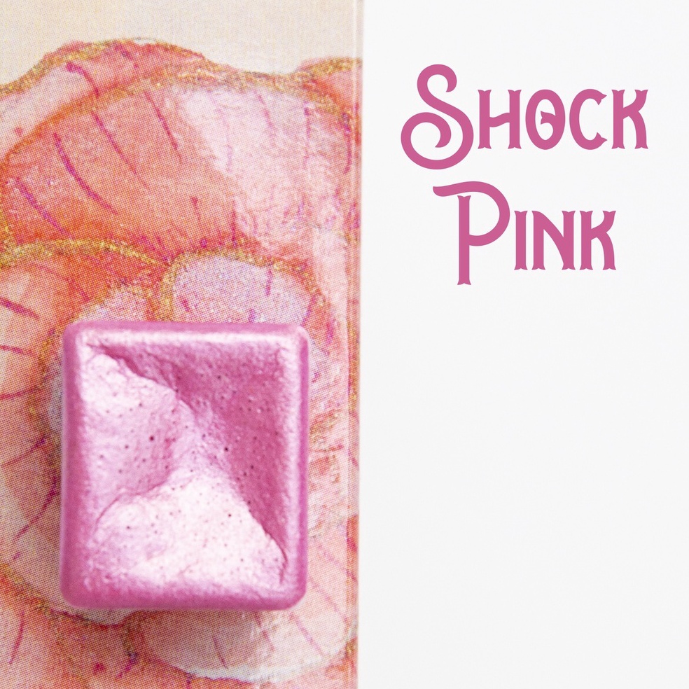 

Dreamy Poppies Metallic Handmade Watercolor Series 5 b D5A4