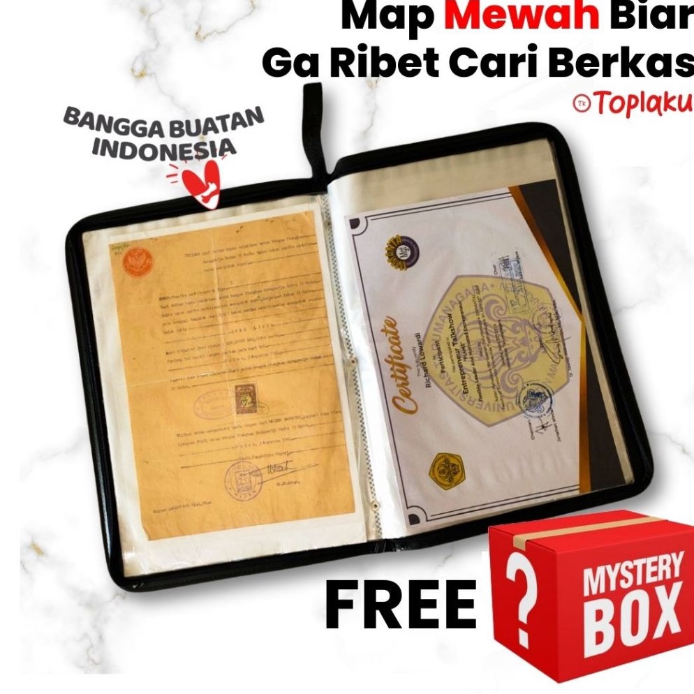 

Map Dokumen Keeper Ijazah Resleting Anti Air Document Toplaku Tempat File Berkas Penting Folder 6 e D7T7