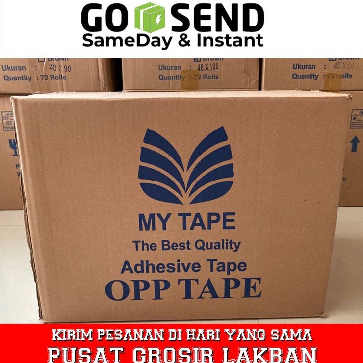 

lakban beningcoklat 45x9yard7m setara daimaru m O8L3