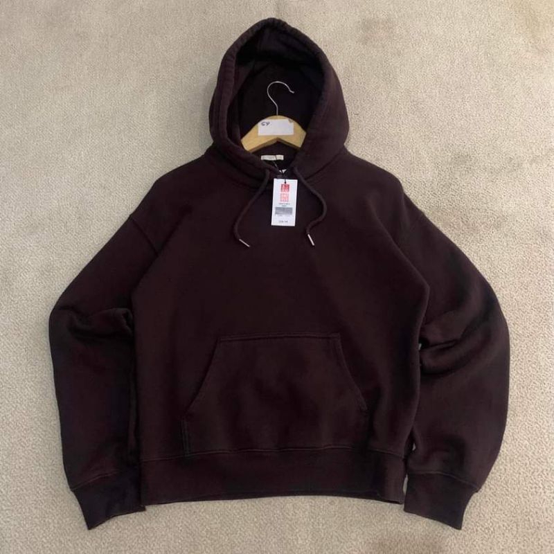 hoodie uniqlo gu brown