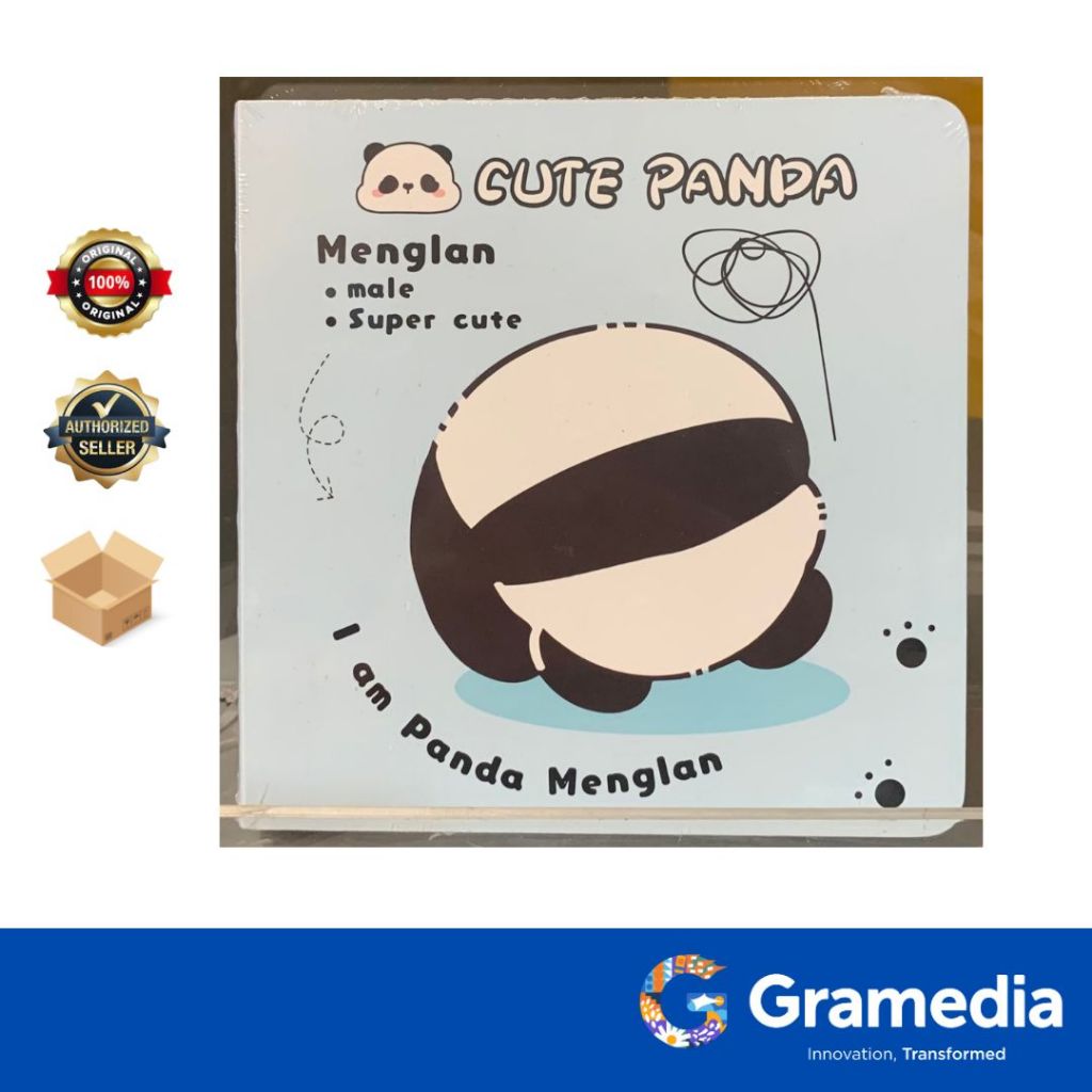

Gramedia Surabaya - KAKO CUTE PANDA SQUARE 15X15 NOTEBOOK BLUE