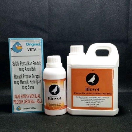 KODE D87H SHAMPO BIOVET VITAREST SAMPO BURUNG MERPATI DARA DISINFEKTAN KANDANG