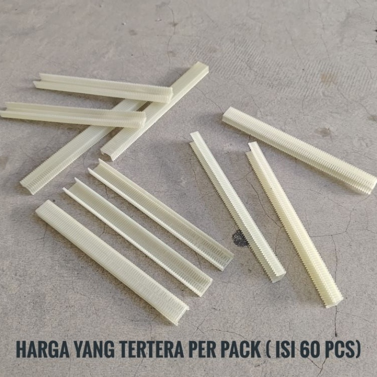 

FS138 Isi Refill Staples Plastik Untuk Staples Tembak Angin Pneumatic harga per 6 biji j V3P6