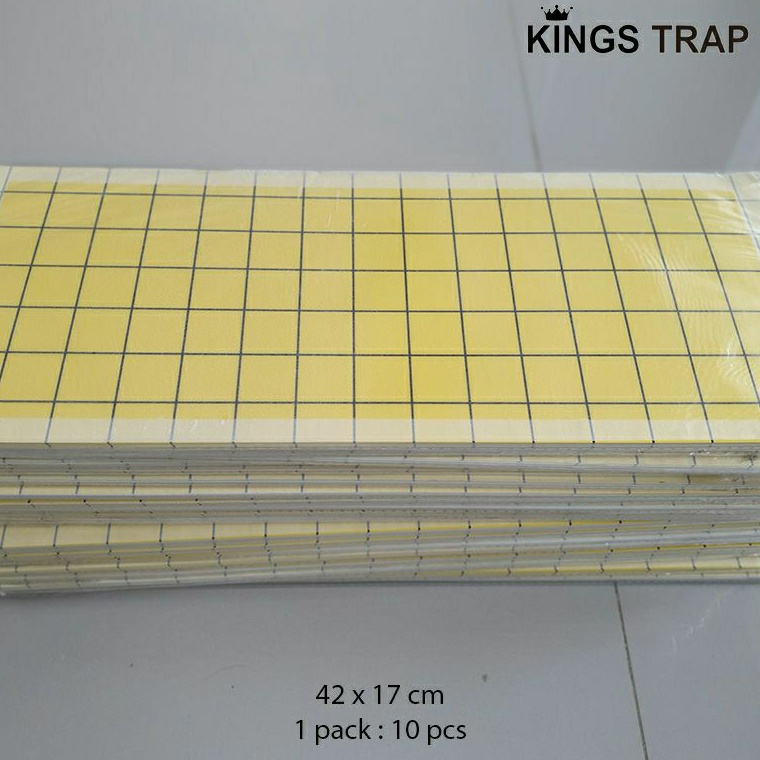 

1 lembar Lem Kertas Gluepad Fly Catcher Lem Lalat Insect Killer size 42 x 17 cm Kingstrap i O1G5