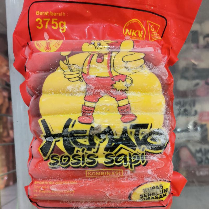 

Hemato Sosis Sapi Kombinasi 375gr