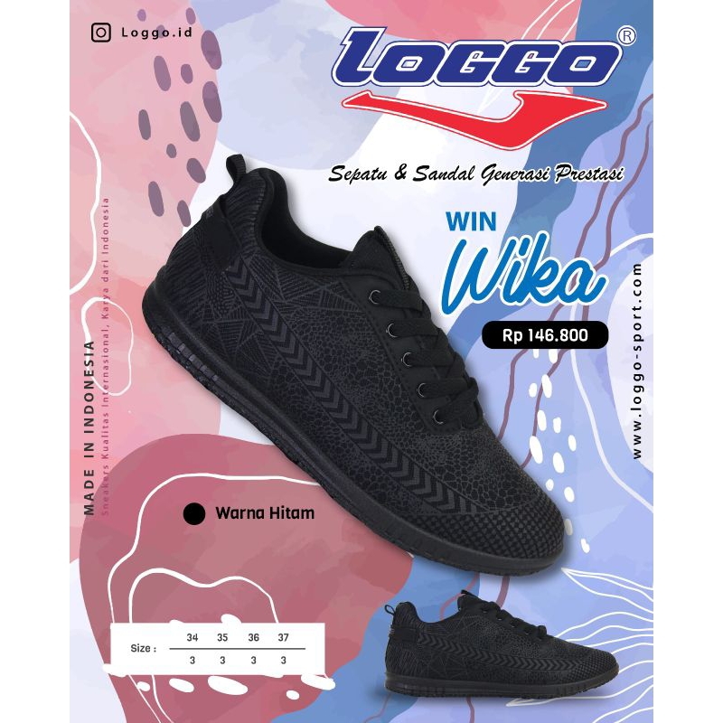 sepatu sekolah anak loggo
