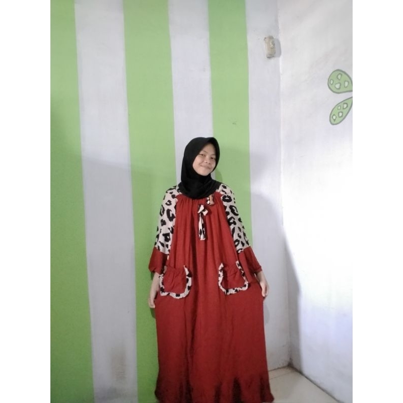DASTER DRESS FUJI SALUR || DASTER MAURDA || DASTER FUJI LEOPARD