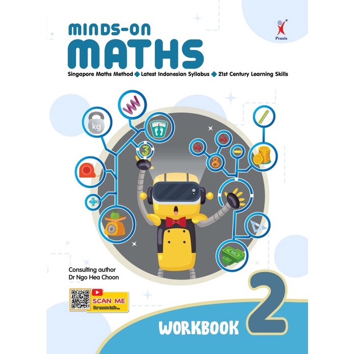 

Mindson Maths Level 1 6 Textbook and Workbook Praxis Workbook Lv2 l NF6