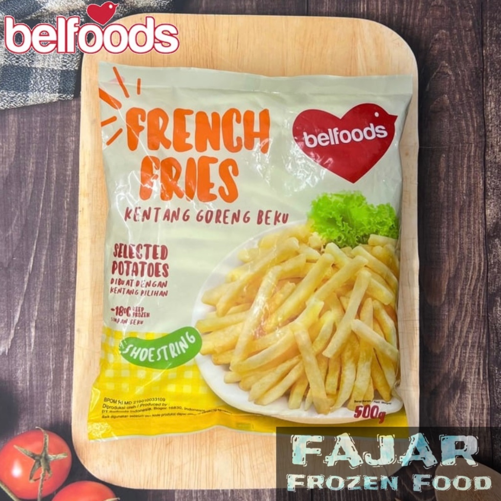 

BELFOODS FRENCH FRIES | KENTANG GORENG BEKU 500GR