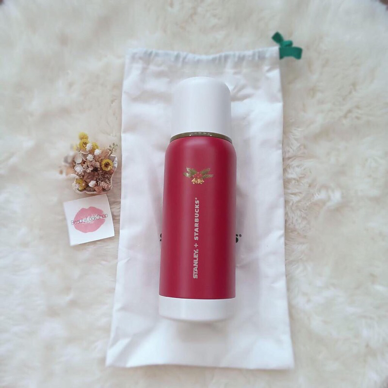 Starbucks Thailand x Stanley Tumbler original - red and white holiday