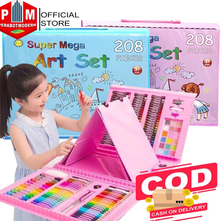 

Alat Lukis Set Super Mega Art 28 PCS Crayon Oil Paste Pensil Warna Pensil Warna Cair Anak Mewarnai v V8W6