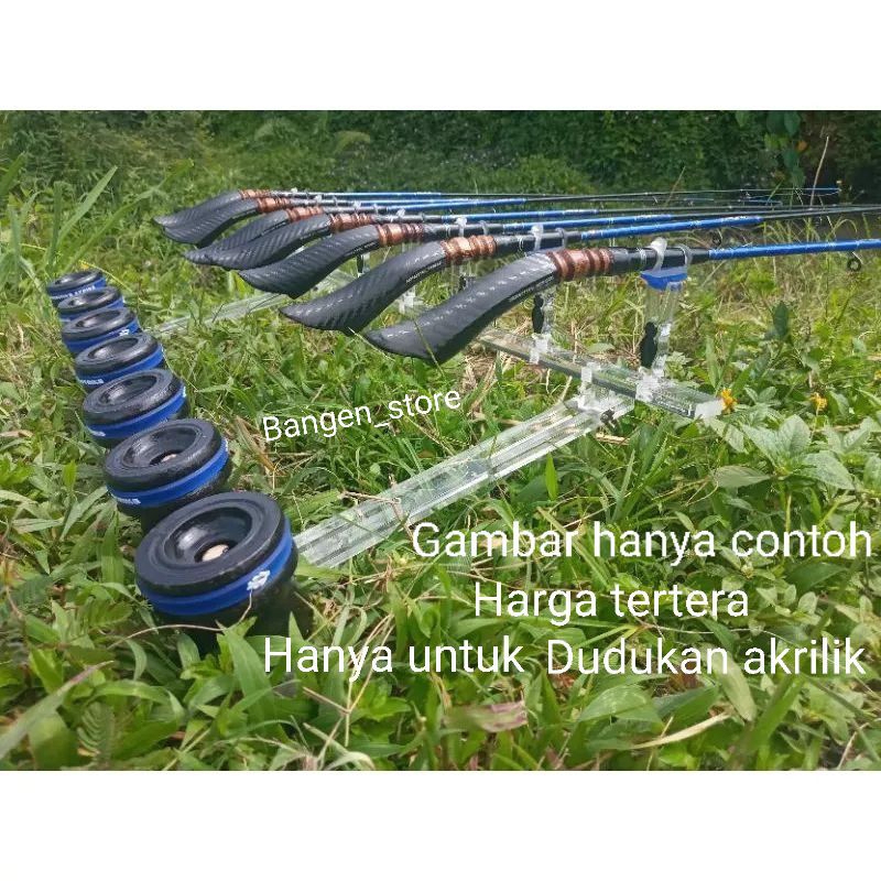 Standar/jagrak/dudukan akrilik tuk pion/kanco joran timbang saka sensitip strik