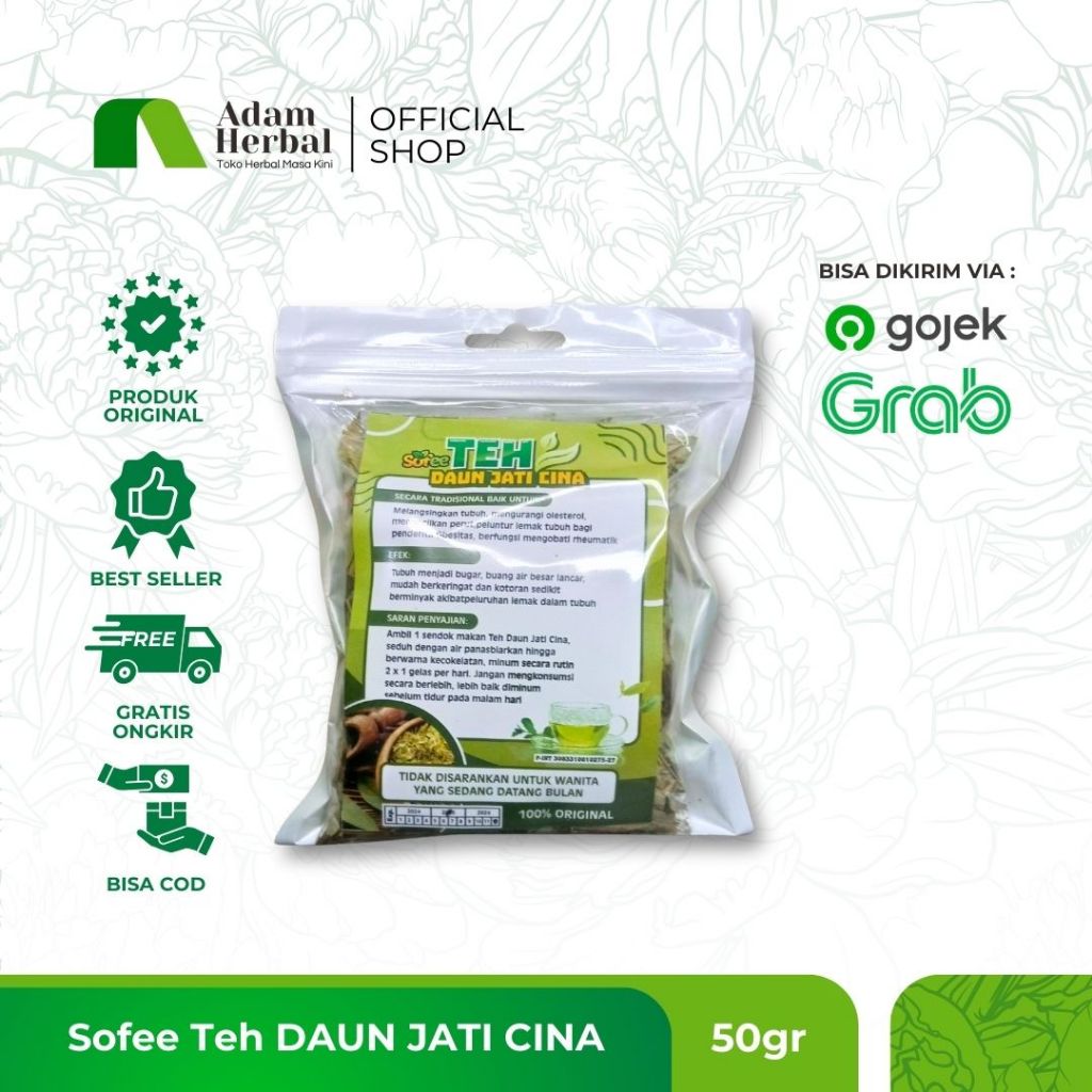 

Sofee Teh DAUN JATI CINA | Pelangsing Badan Alami - Detox, Turun Berat Badan, Buang Lemak
