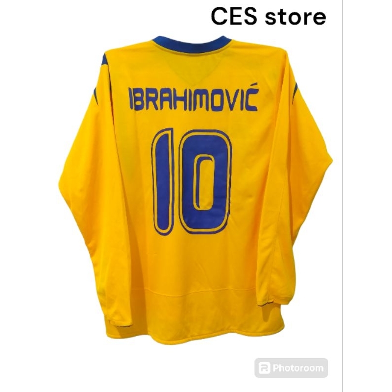 jersey baju olahraga sport bola swedia ibrahimovic