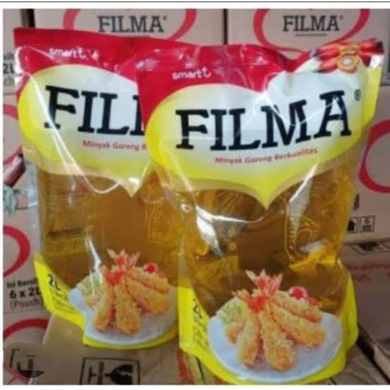 

Minyak goreng merk Filma 2 liter kemasan pouch murah gratis ongkir