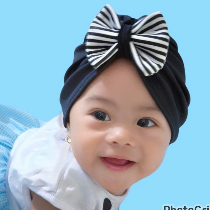 Turban anak pita salur
