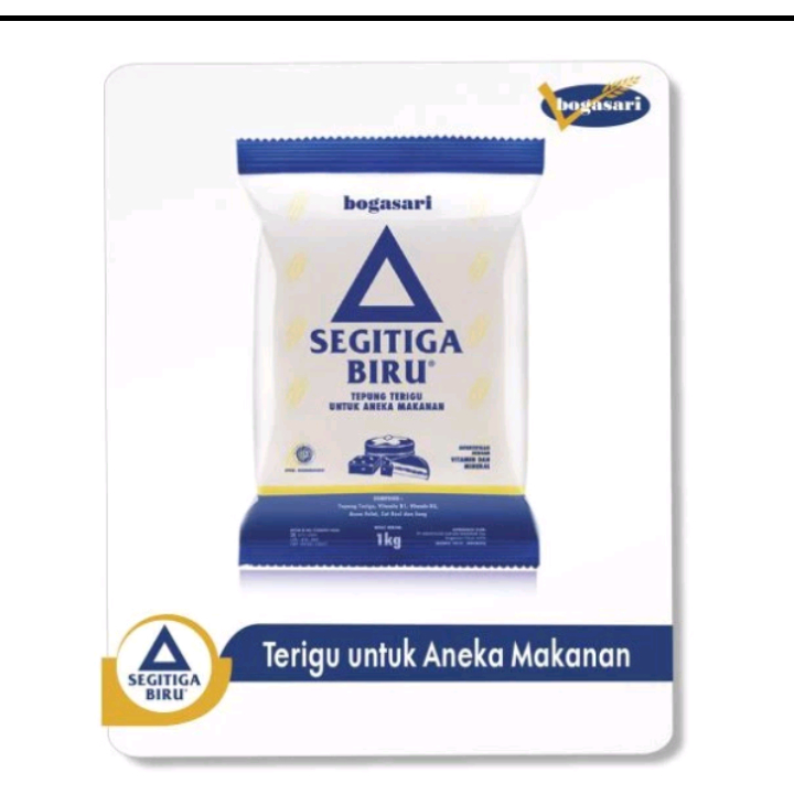 

tepung terigu segitiga biru 1kg sn