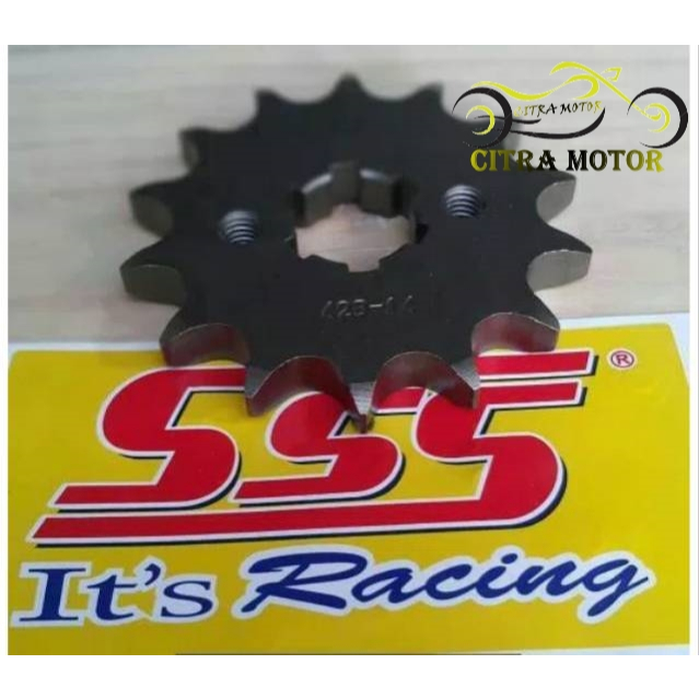 ( COD BAYAR DI TEMPAT ) GEAR DEPAN 428 SSS ORIGINAL GIR MOTOR MP CBR MEGAPRO CBR SONIC TIGER GL CRF 