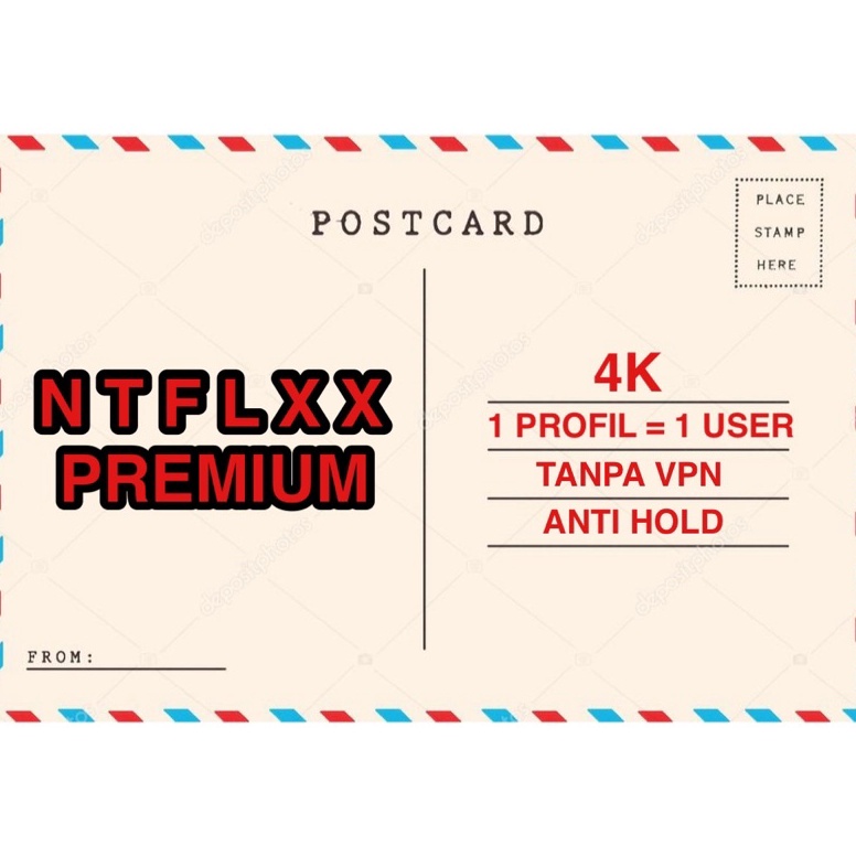 

Postcard Motif NETFLXX premium u T6M6