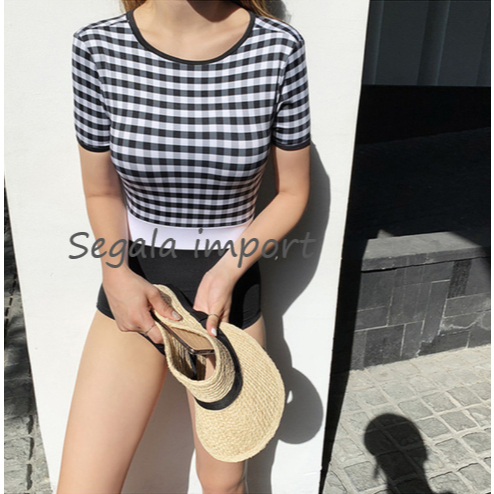 Swimsuit import wanita / baju renang wanita / bikini / baju pantai wanita kotak sexy