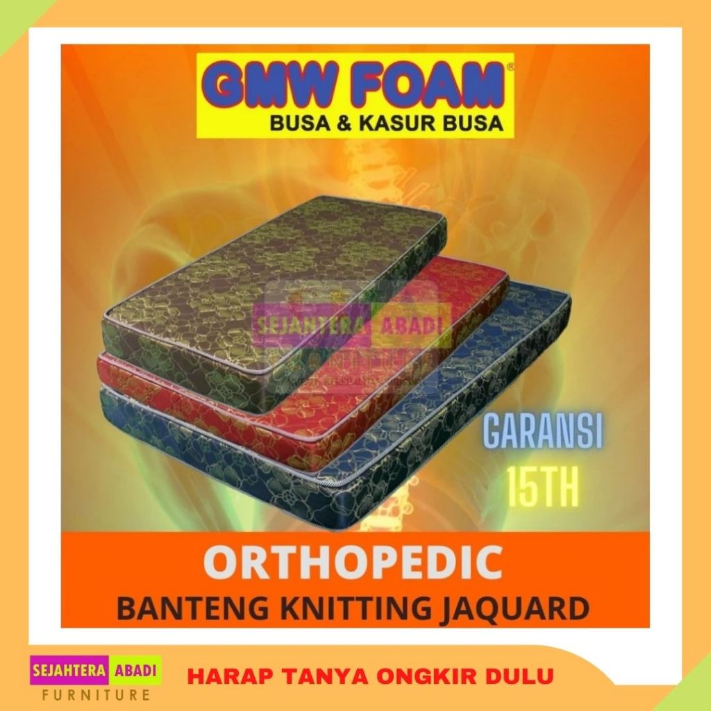 kasur busa rebounded orthopedic posture Banteng GMW Foam asli Setara Inoac Foam Rebonded R 70 Garans