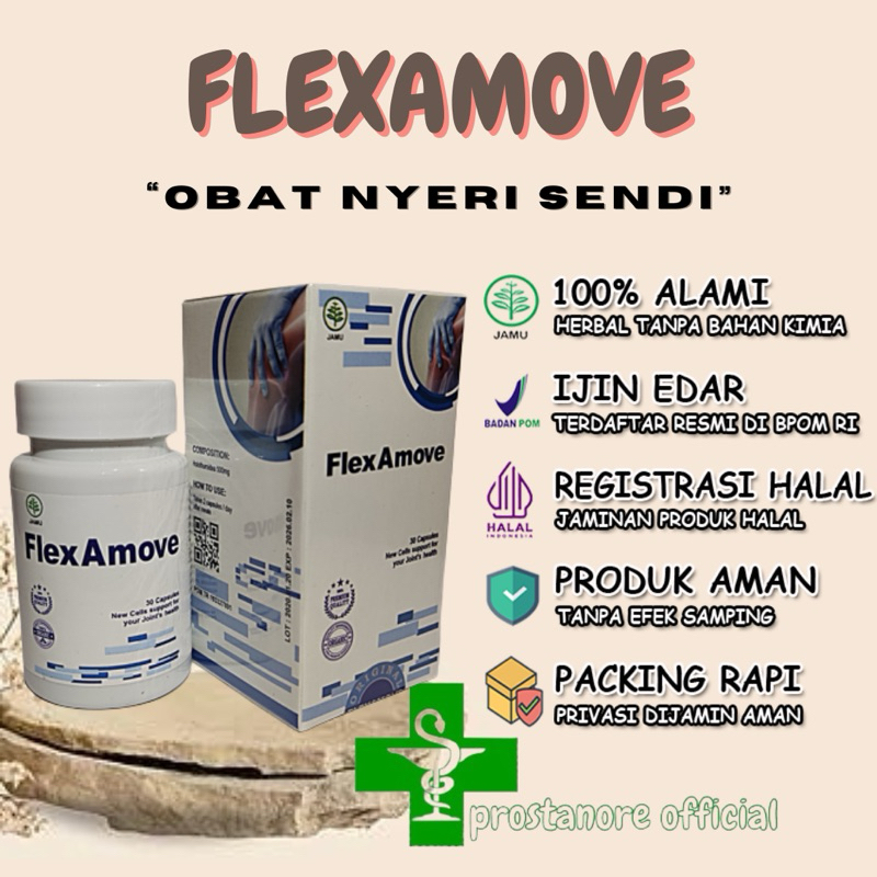 Flexamove Asli Obat Nyeri Sendi Otot 100% Original Herbal BPOM