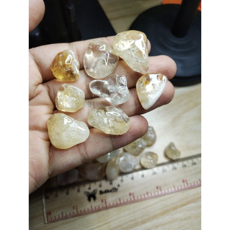 Natural Rough Citrine Kecubung Kuning