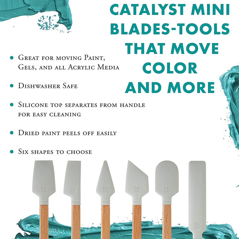 

KODE M53P Princeton alyst Mini Blade Tool Spatula Alat Lukis Palette
