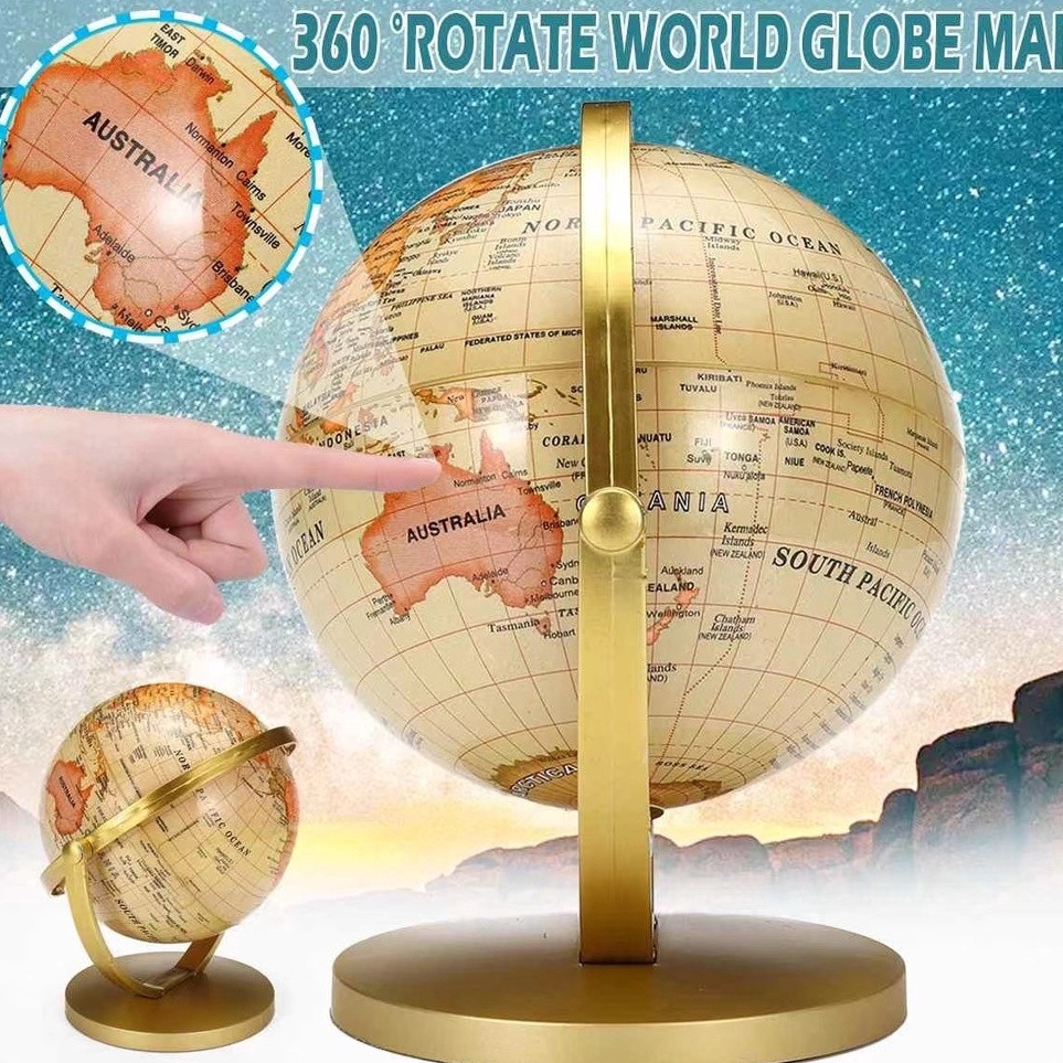 

KODE Y96K Globe Murah Globe Model Bumi Bola Dunia Globe 16 Cm14 Cm Dapat Diputar 36 Derajat