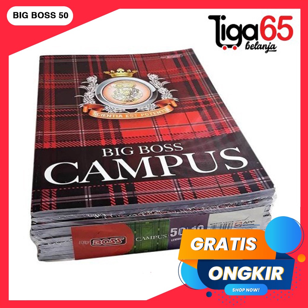 

KODE G93U 365 Buku Big Boss 5 1PCSPAK CAMPUS ukuran BOXY