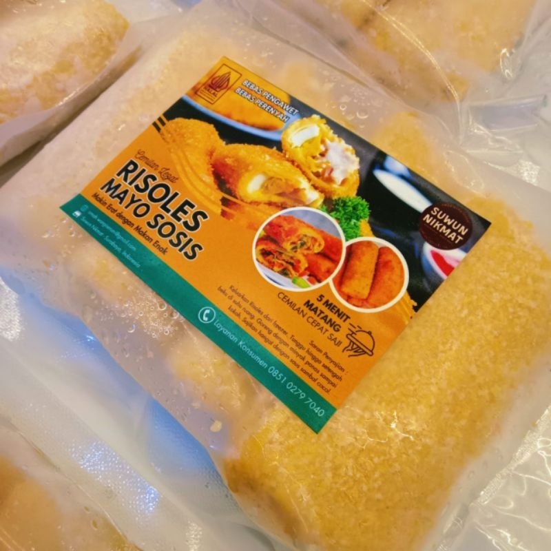 

[ INSTANT AJA ] RISOLES MAYO TELUR Lumer Renyah isi 5 pcs