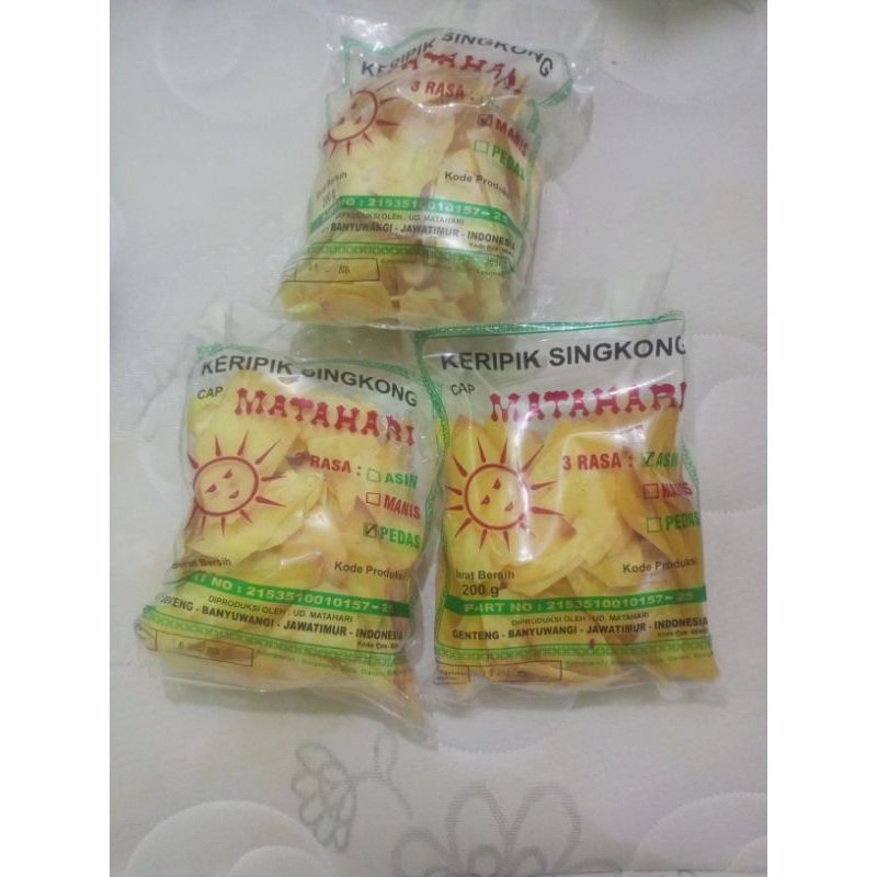 

Kripik Singkong Matahari Asli Banyuwangi