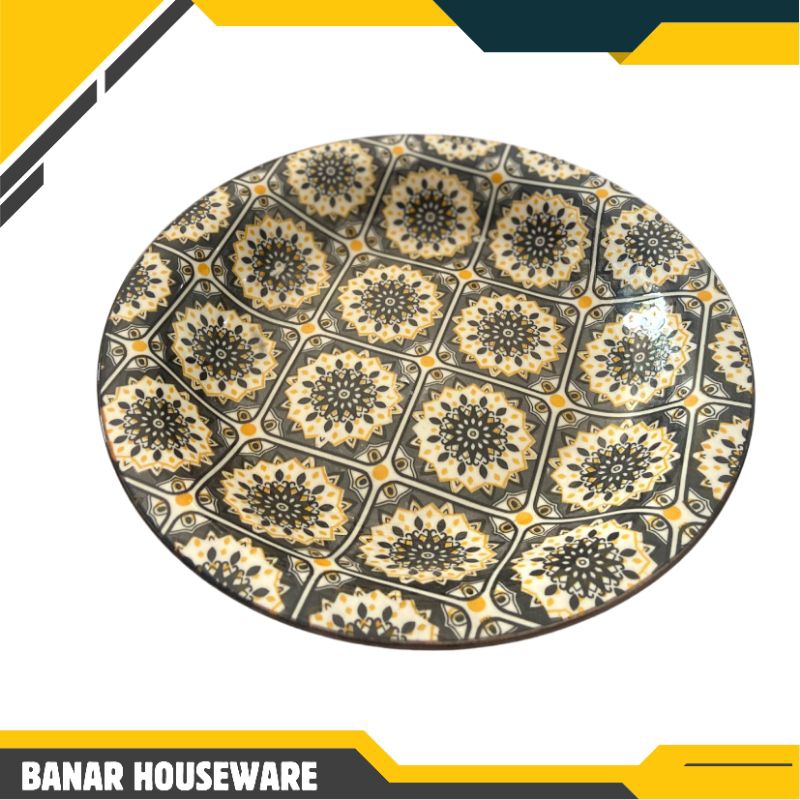 HOKITA Piring Keramik Omega Plate 23.5 cm