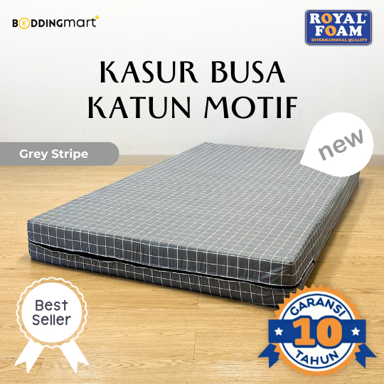 Kasur Busa Beddingmart Katun Motif ( Double Size ) / Royal Foam Inside