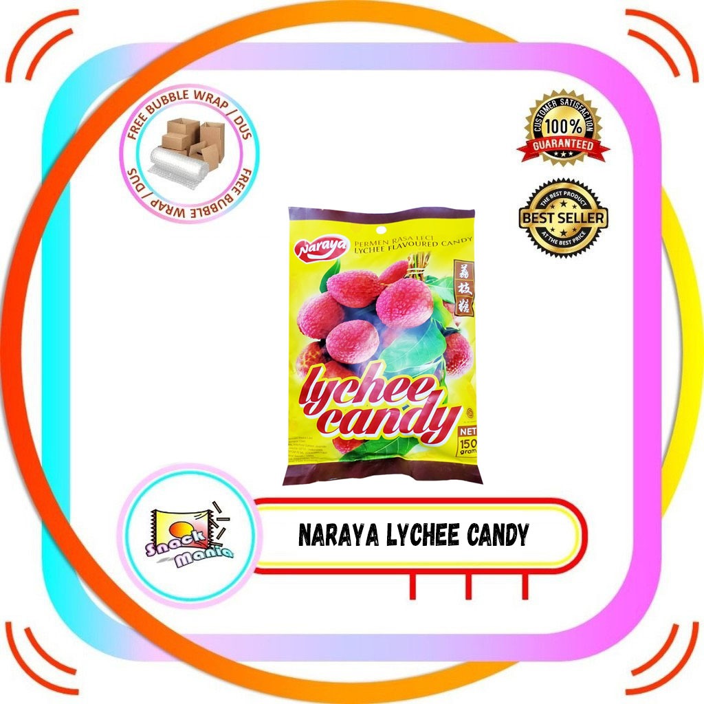 

Naraya Lychee Candy 150 gr Permen Rasa Leci