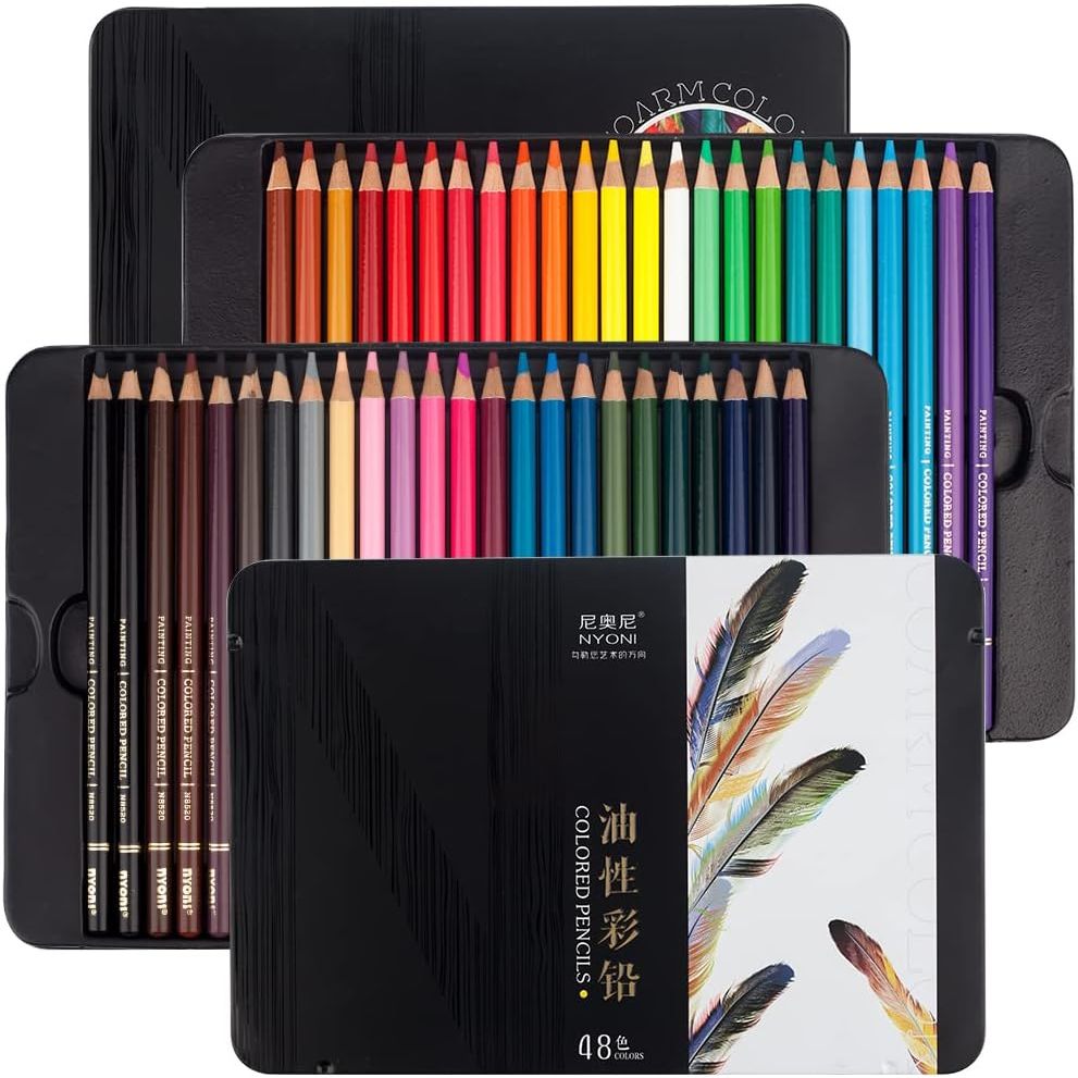 

Pensil Warna Nyoni Oil Colored Pencil Set 24 / 36 / 48