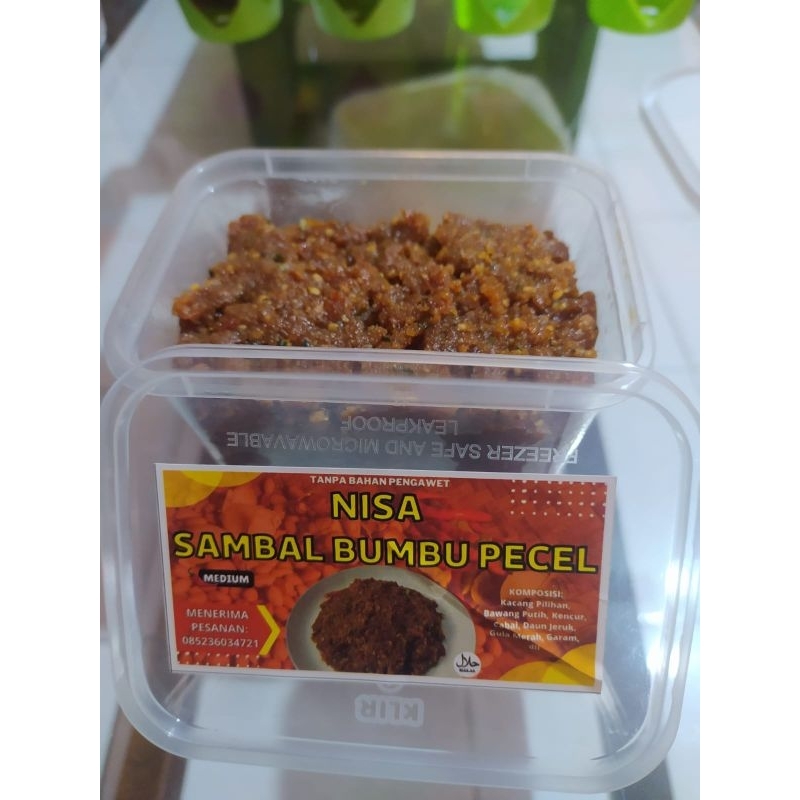

Sambel Pecel Siap Saji | Sambal Pecel Bunda Nisa