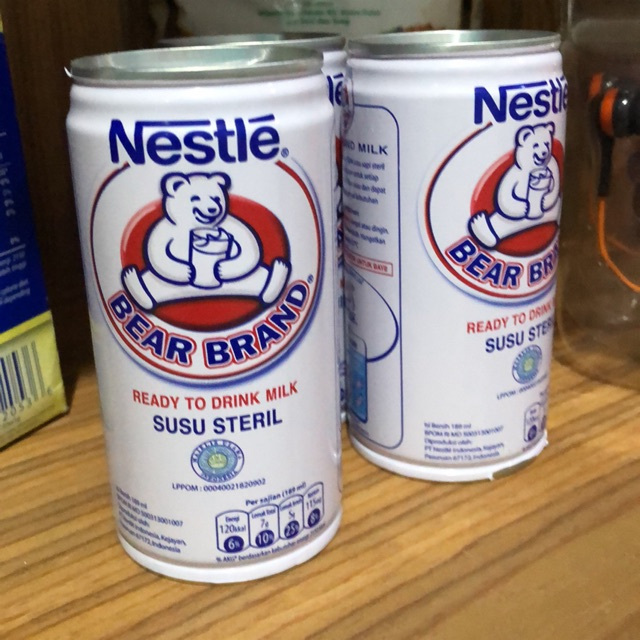 

SupAyamGinseng - Susu Beruang Bear Brand Nestle Kemasan Kaleng Steril 189ml