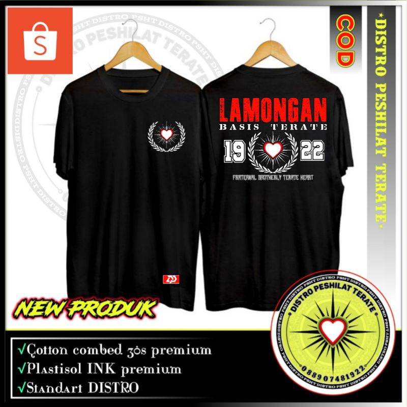KAOS PSHT 24s LAMONGAN BASIS TERATE PREMIUM