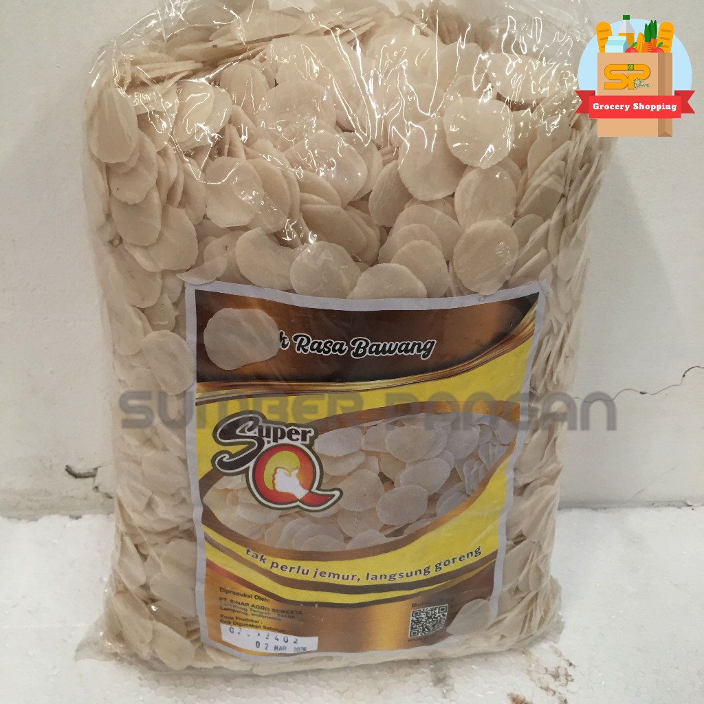 

KERUPUK BAWANG "SUPER Q" PUTIH @5KG