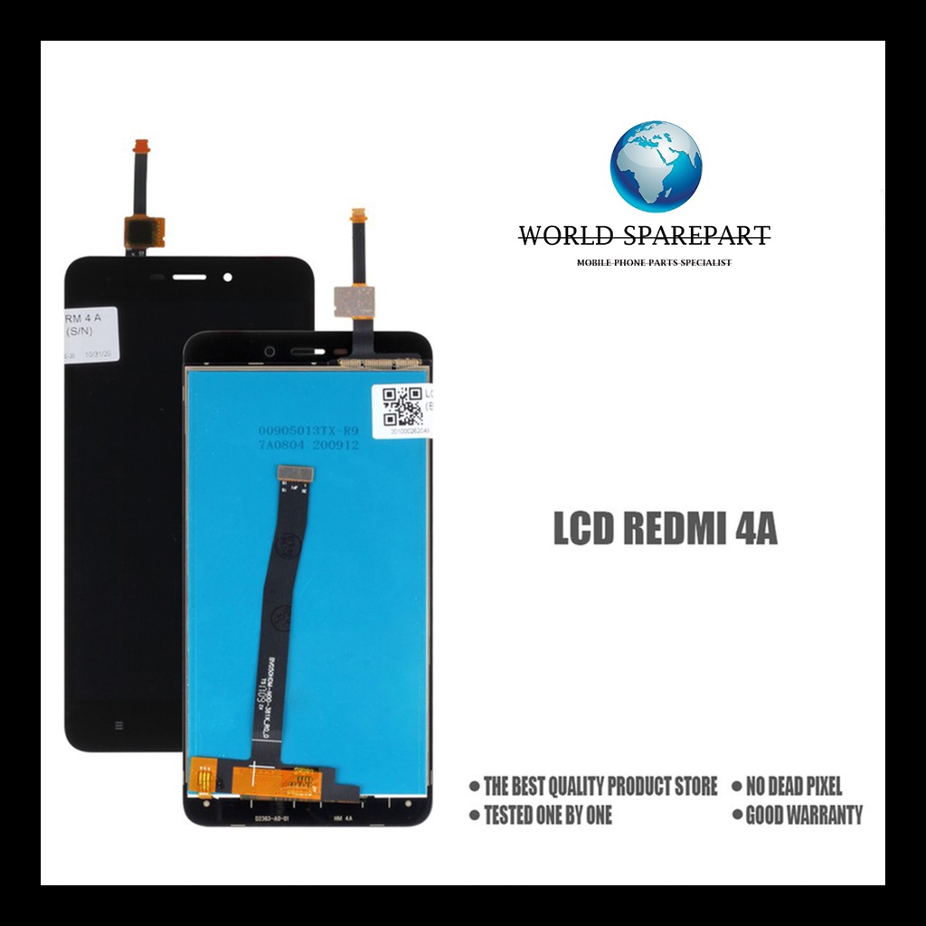 LCD Xiaomi Redmi 4A Original 100% Fullset Touchscreen Garansi 1 Bulan Gratis Double Wall Box dan Bub
