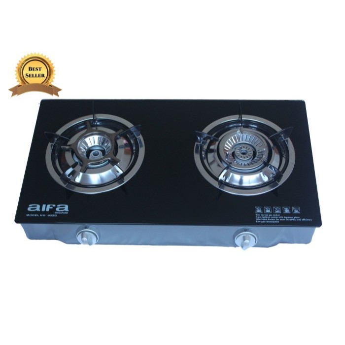Kompor Aifa Singapore Kompor Gas 2 Tungku 522G BATAM