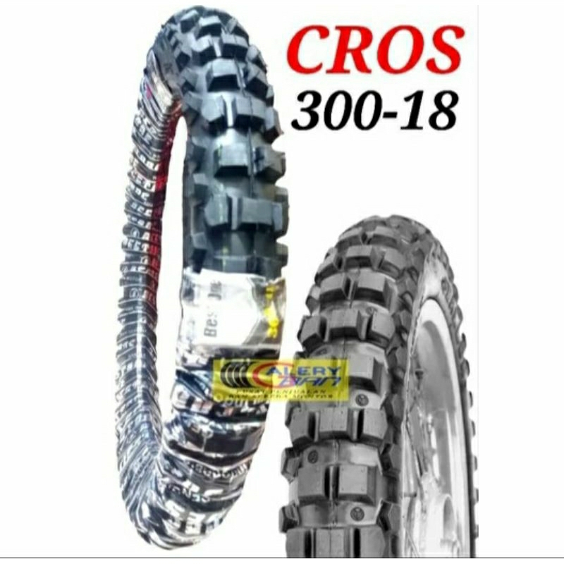Ban Cross Ban Pacul 300 Ring 18 Motor Mega pro Scorpio RX-King Thander Ninja non tubles