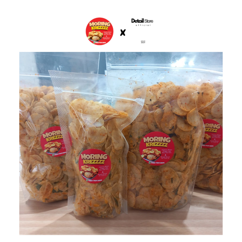 

Moring kriuk 80gr Cemilan Renyah MoringkreZzzz X Detail Store