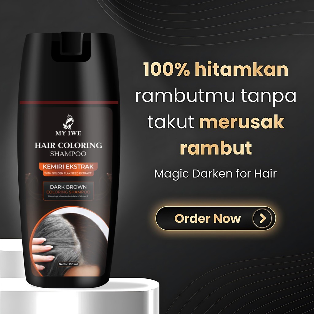 MY IWE HAIR COLORING BROWN